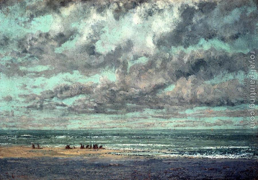 Gustave Courbet : Marine, Les Equilleurs Gustave Courbet : Marine, Les Equilleurs